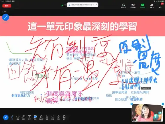 仙女老師余懷瑾線上班級經營課的學員分享