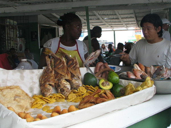 Boca Chica 的魚攤