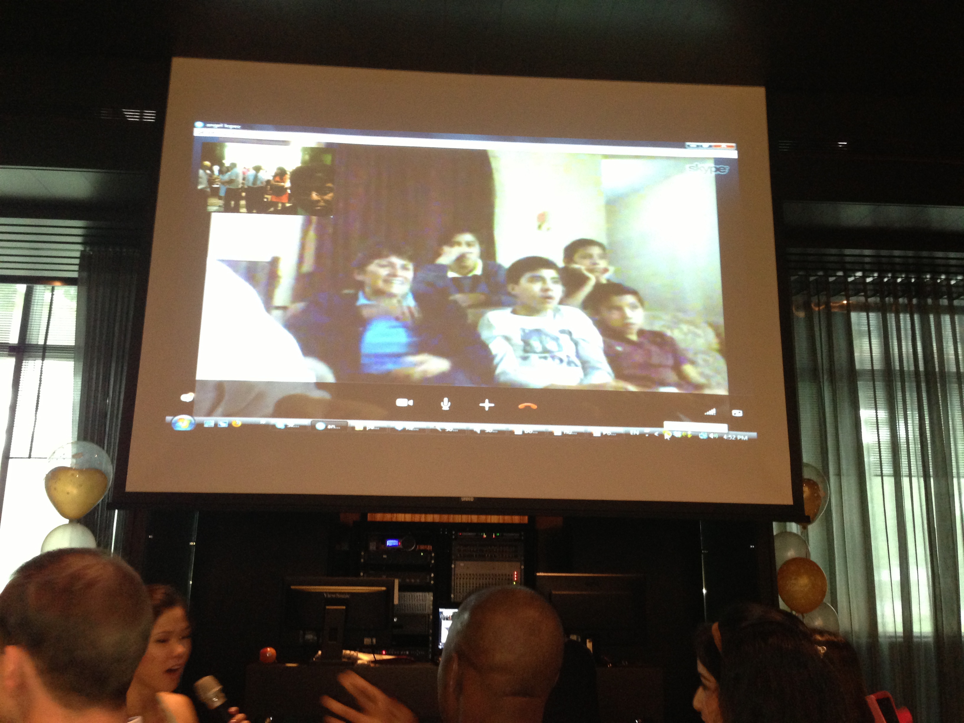 瓜地馬拉家人透過Skype參與