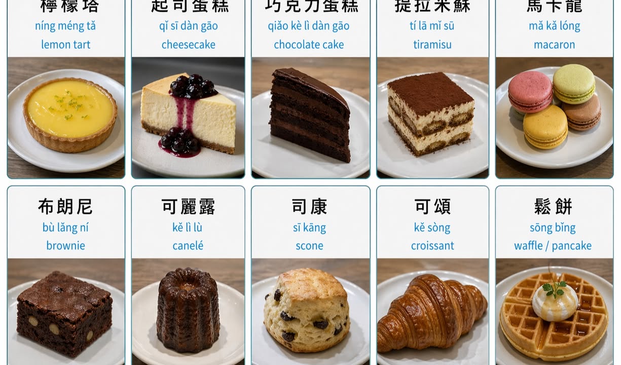 食物單字圖卡
