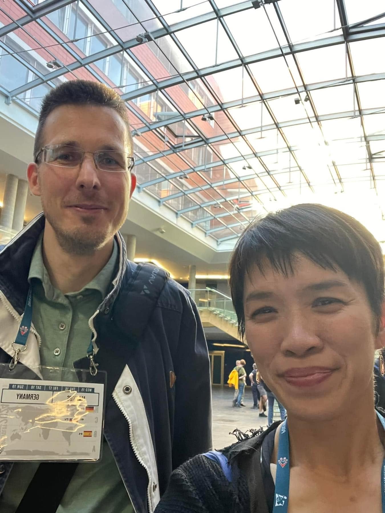 和德國朋友 Markus 合照