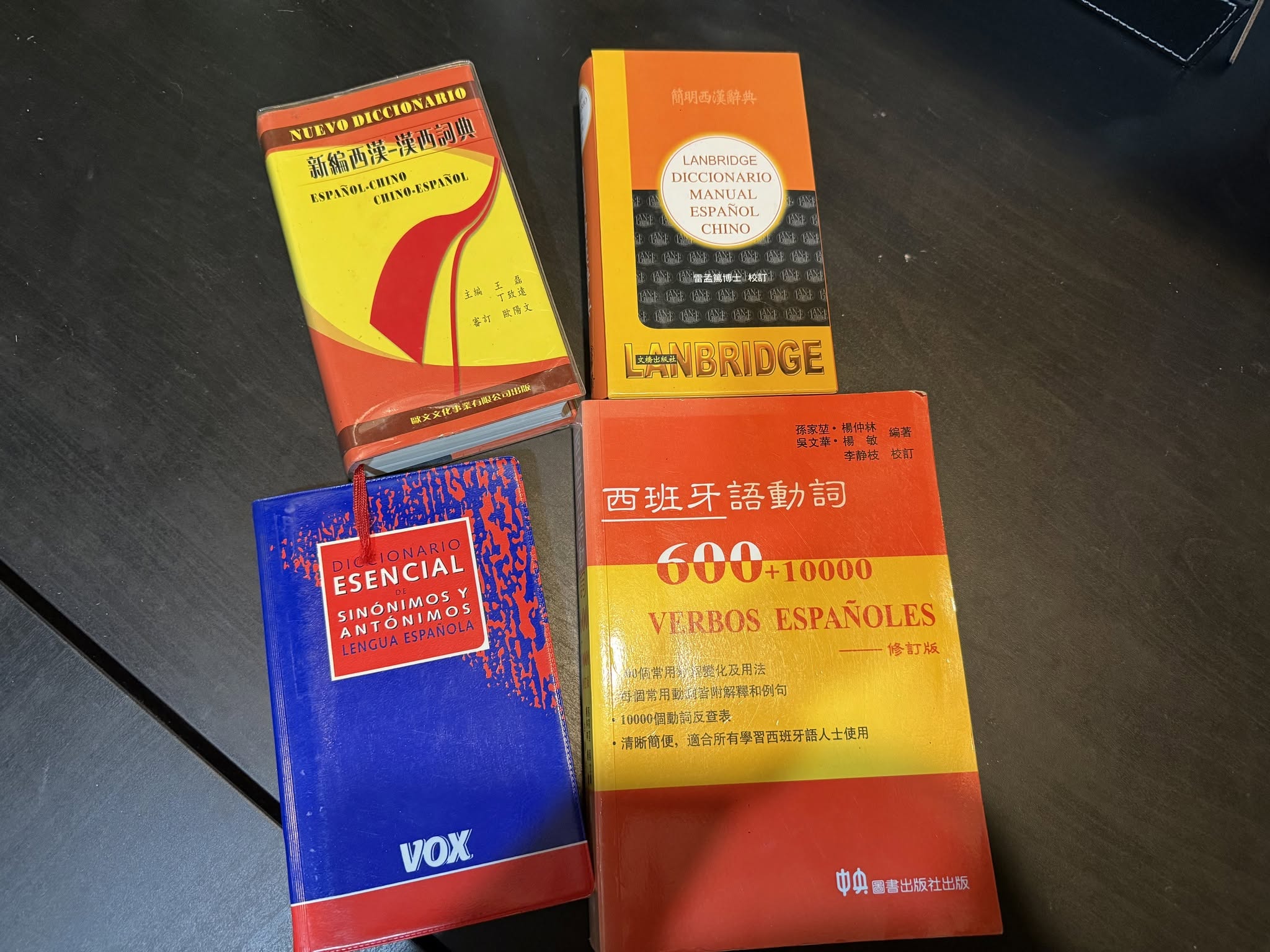20 年前學西班牙文的紙本教材與字典