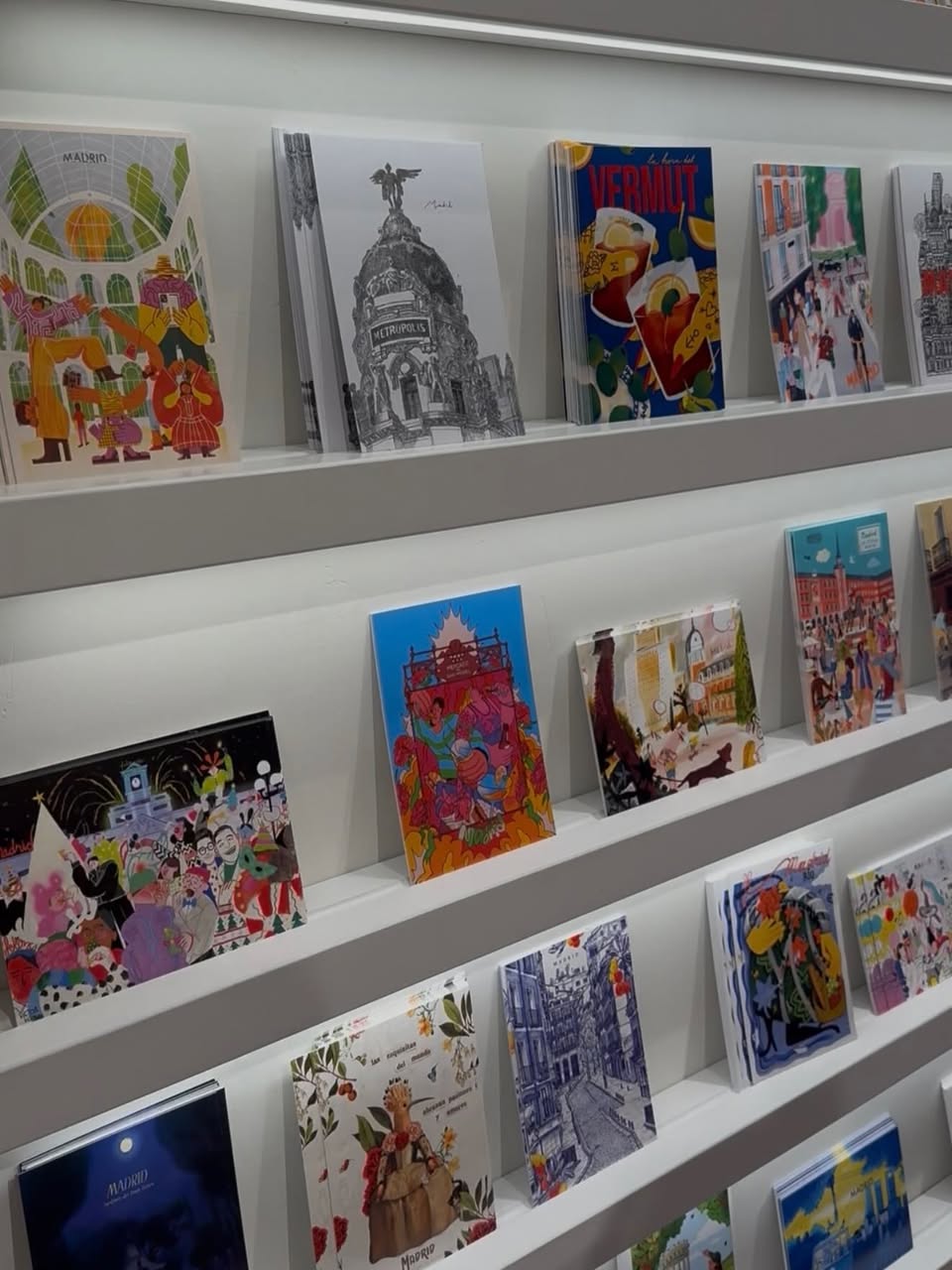 西班牙日常插畫明信片